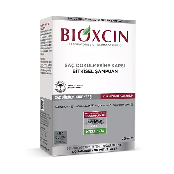 Bioxcin Klasik Kuru / Normal Saçlar için Şampuan