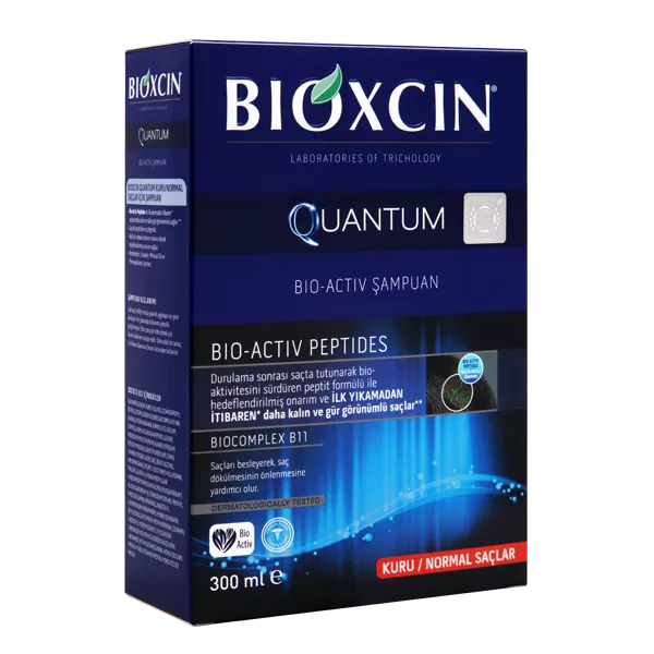 bioxcin quantum kuru saçlar için saç dökülmesi şampuanı
