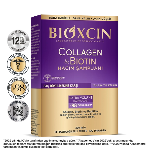 collagen biotin hacim şampuanı