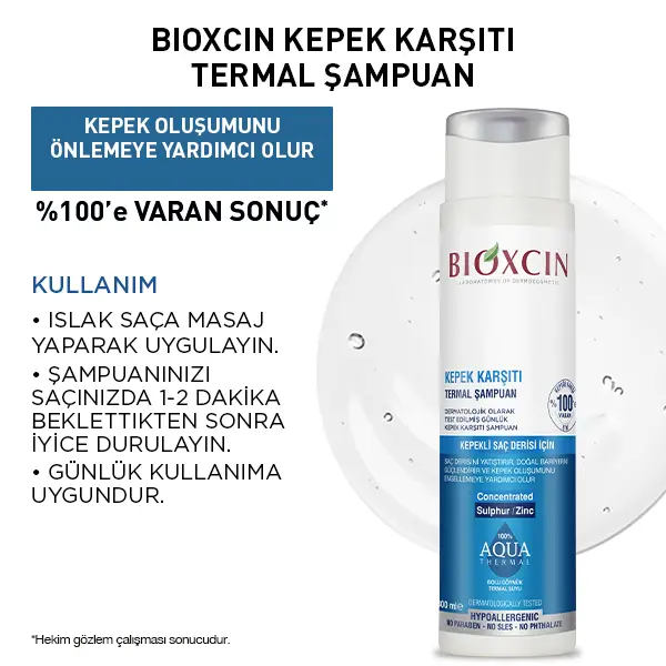 bioxcin kepek karşıtı şampuan