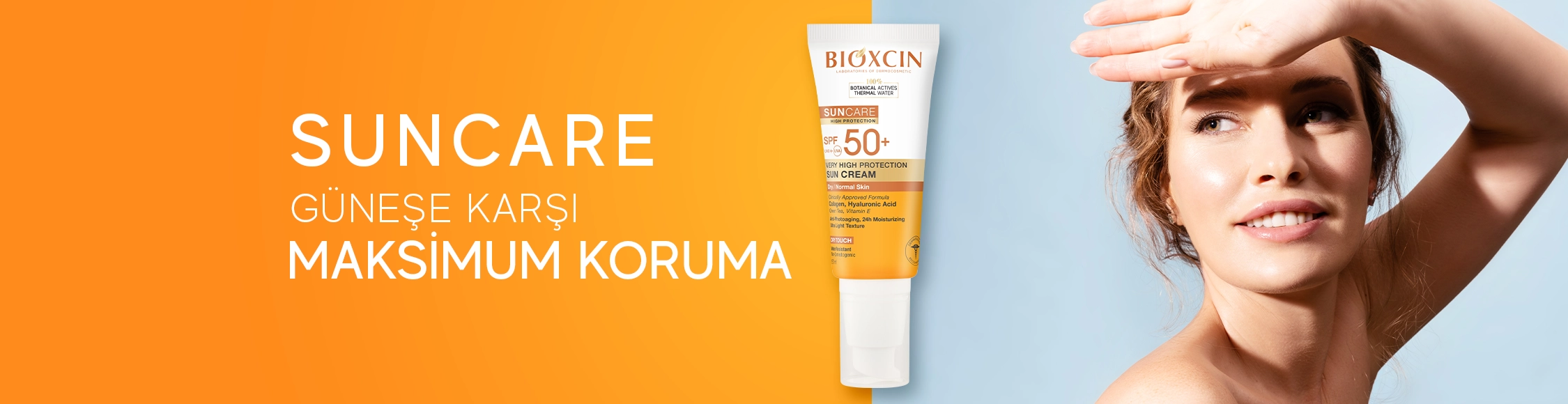 Normal ve Kuru Ciltler için Güneş Kremi 50+ SPF