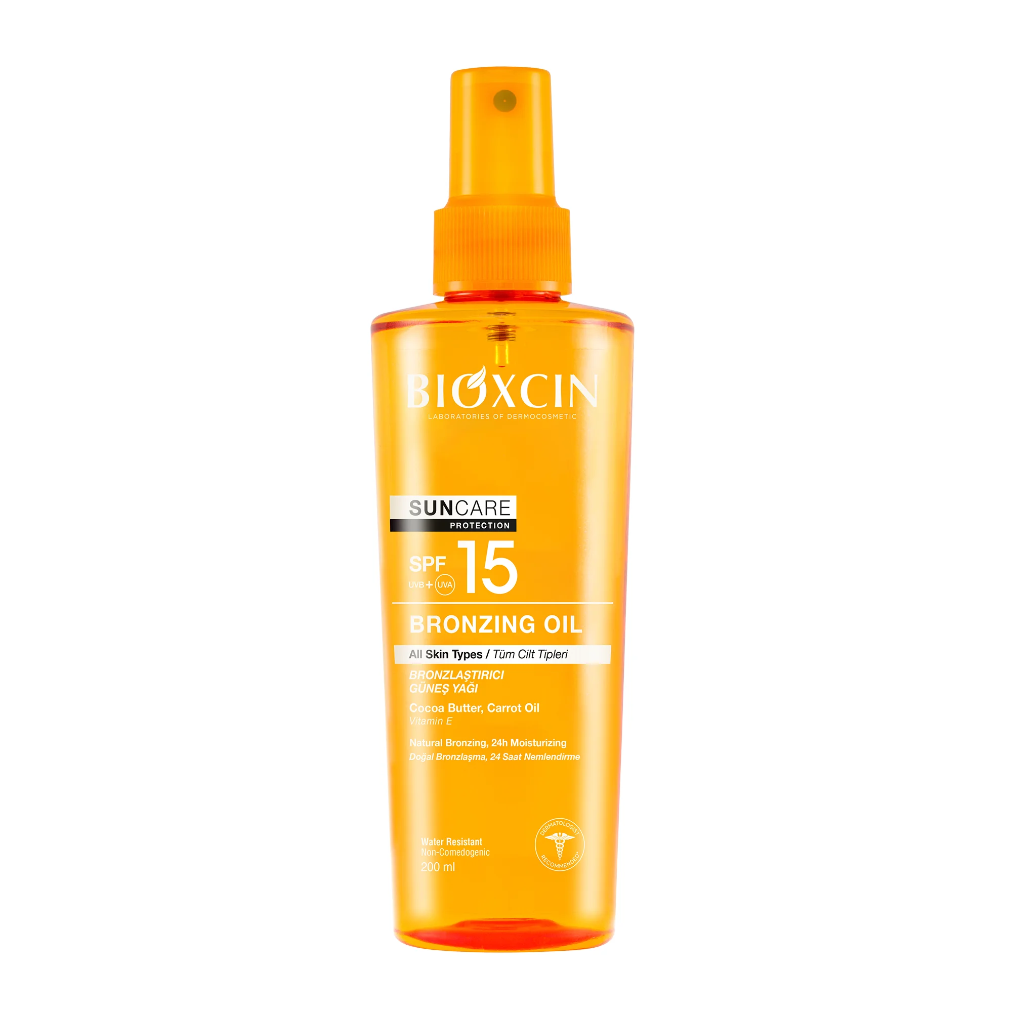 Bronzlaştırıcı Yağ 15+ SPF