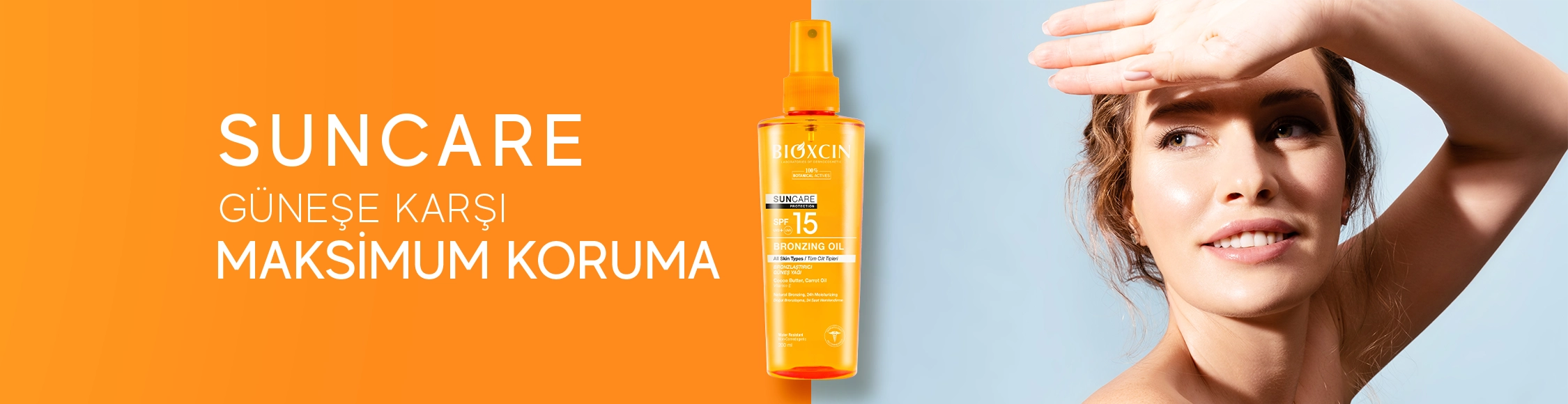Bronzlaştırıcı Yağ 15+ SPF