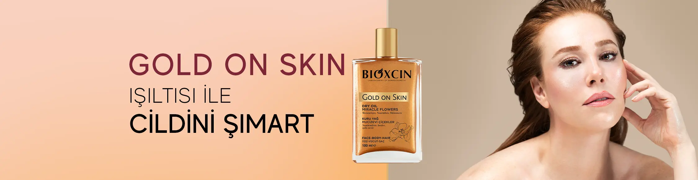 Altın Işıltılı Kuru Yağ