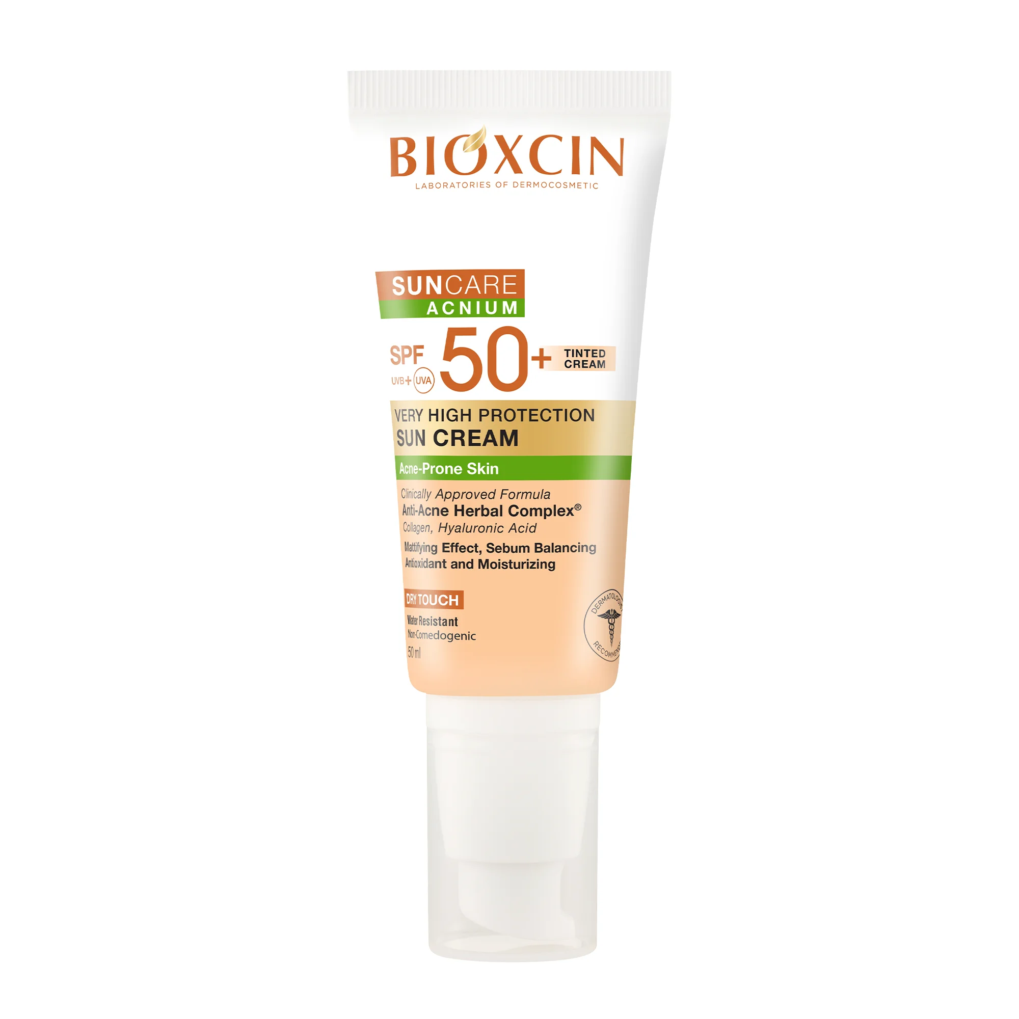 Akneye Eğilimli Ciltler için Renkli Güneş Kremi 50+ SPF